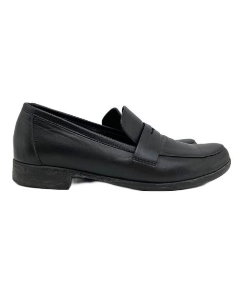 travel shoes by chausser（トラベルシューズバイショセ）TRAVEL SHOES by chausser (トラベルシューズバイショセ) コインローファー ブラック サイズ:39の古着・服飾アイテム