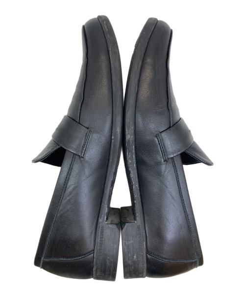 travel shoes by chausser（トラベルシューズバイショセ）TRAVEL SHOES by chausser (トラベルシューズバイショセ) コインローファー ブラック サイズ:39の古着・服飾アイテム