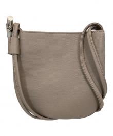 LONGCHAMP（ロンシャン）の古着「ル ロゾ クロスボディショルダーバッグ」｜ベージュ