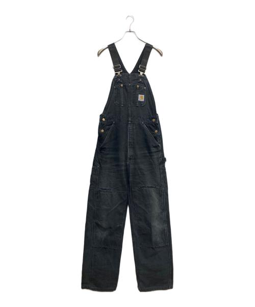CarHartt（カーハート）CarHartt (カーハート) ダブルニー ダックオーバーオール ブラック サイズ:W32×L34の古着・服飾アイテム