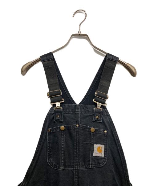 CarHartt（カーハート）CarHartt (カーハート) ダブルニー ダックオーバーオール ブラック サイズ:W32×L34の古着・服飾アイテム