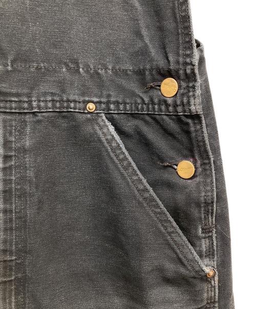 CarHartt（カーハート）CarHartt (カーハート) ダブルニー ダックオーバーオール ブラック サイズ:W32×L34の古着・服飾アイテム