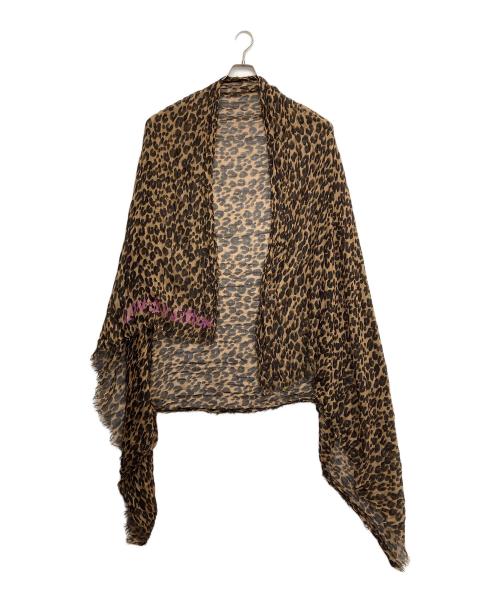 LOUIS VUITTON（ルイ ヴィトン）LOUIS VUITTON (ルイ ヴィトン) カシミヤシルクレオパードストール ブラウンの古着・服飾アイテム