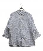 ）の古着「リネン混シャツ」｜ホワイト