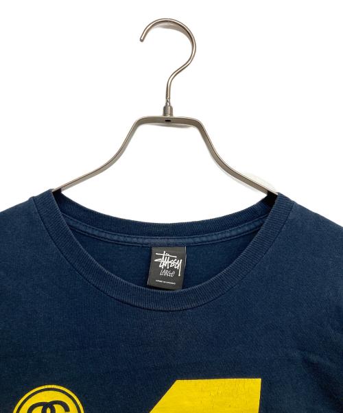 stussy（ステューシー）stussy (ステューシー) SSリンクプリントT ネイビー サイズ:Lの古着・服飾アイテム