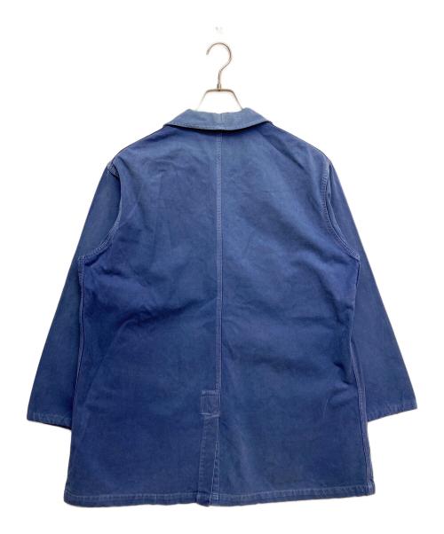 French Army（フランス軍）French Army (フランス軍) モールスキンフレンチワークジャケット ブルー サイズ:無しの古着・服飾アイテム