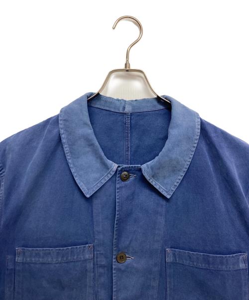 French Army（フランス軍）French Army (フランス軍) モールスキンフレンチワークジャケット ブルー サイズ:無しの古着・服飾アイテム