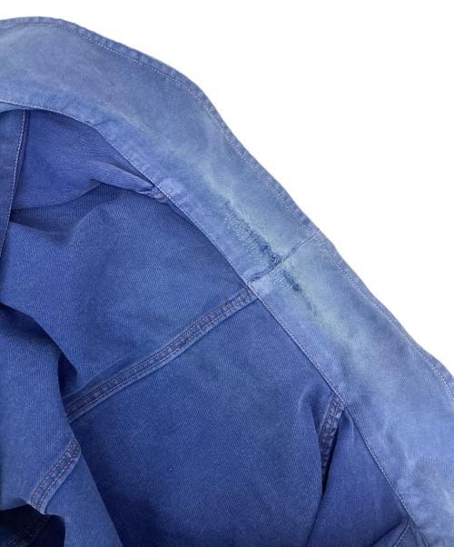 French Army（フランス軍）French Army (フランス軍) モールスキンフレンチワークジャケット ブルー サイズ:無しの古着・服飾アイテム
