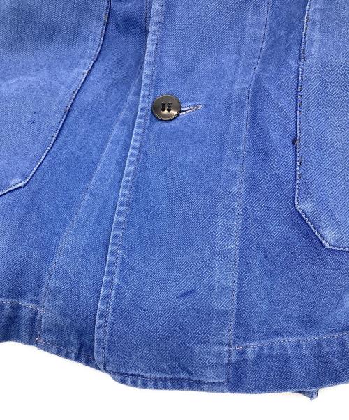 French Army（フランス軍）French Army (フランス軍) モールスキンフレンチワークジャケット ブルー サイズ:無しの古着・服飾アイテム