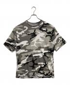 SUPREMEシュプリーム）の古着「Washed S S Top カモ柄ロゴ刺繍Tシャツ」｜グレー