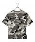 Supreme (シュプリーム) Washed S S Top カモ柄ロゴ刺繍Tシャツ グレー サイズ:M：10000円