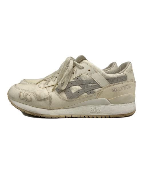 asics（アシックス）asics (アシックス) ローカットスニーカー ホワイト サイズ:27の古着・服飾アイテム