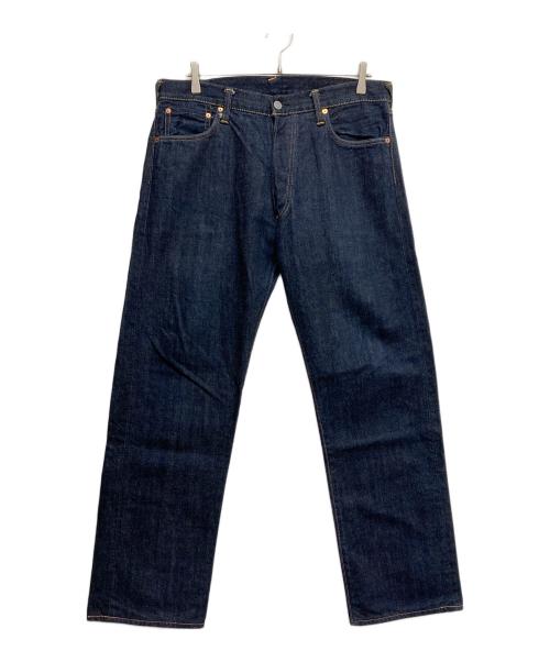 EVISU（エヴィス）EVISU (エヴィス) No.2 赤耳ボタンフライデニムパンツ インディゴ サイズ:34の古着・服飾アイテム