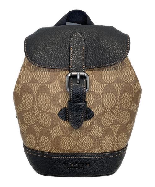 COACH（コーチ）COACH (コーチ) シグネチャーハドソン スモール パック ブラウンの古着・服飾アイテム