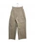 anuke (アンヌーク) Check Tuck Pants ベージュ サイズ:36：6000円