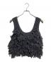 anuke (アンヌーク) Fringe Knit Bustier ブラック サイズ:F：5000円