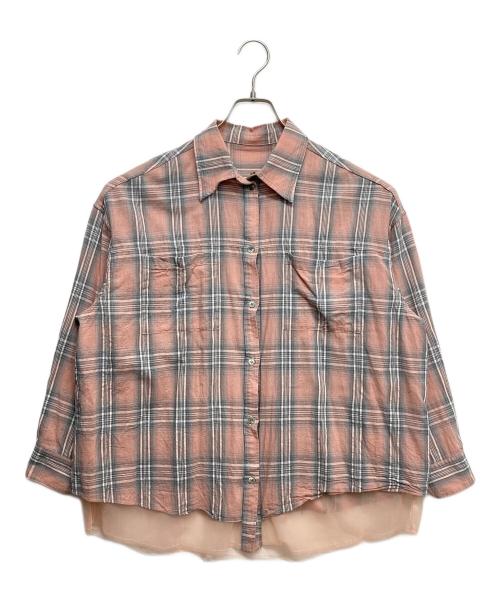 MAISON SPECIAL（メゾンスペシャル）MAISON SPECIAL (メゾンスペシャル) Reversible Voile Shirt PINK ピンク サイズ:FREEの古着・服飾アイテム