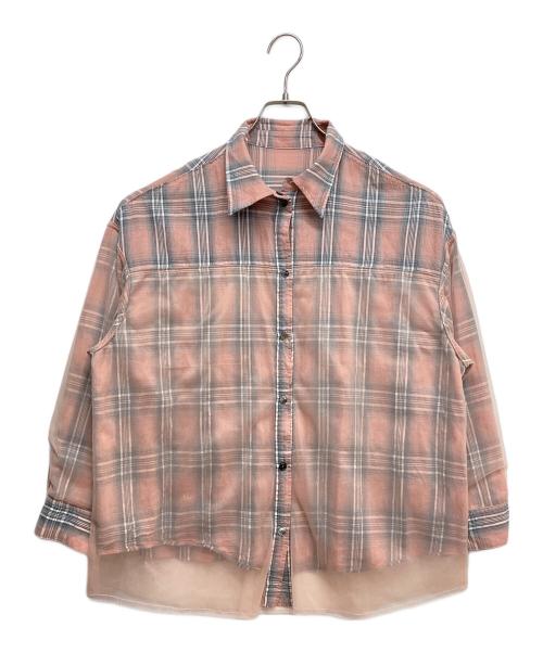 MAISON SPECIAL（メゾンスペシャル）MAISON SPECIAL (メゾンスペシャル) Reversible Voile Shirt PINK ピンク サイズ:FREEの古着・服飾アイテム