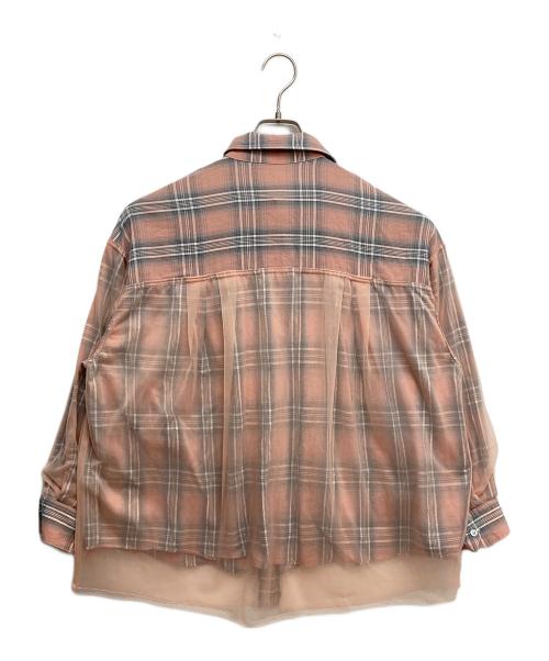 MAISON SPECIAL（メゾンスペシャル）MAISON SPECIAL (メゾンスペシャル) Reversible Voile Shirt PINK ピンク サイズ:FREEの古着・服飾アイテム