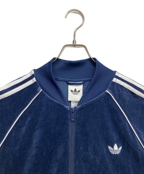 adidas（アディダス）adidas (アディダス) ベロアSSTトラックジャケット ネイビー サイズ:3XLの古着・服飾アイテム