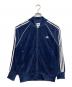 adidas（アディダス）の古着「ベロアSSTトラックジャケット」｜ネイビー