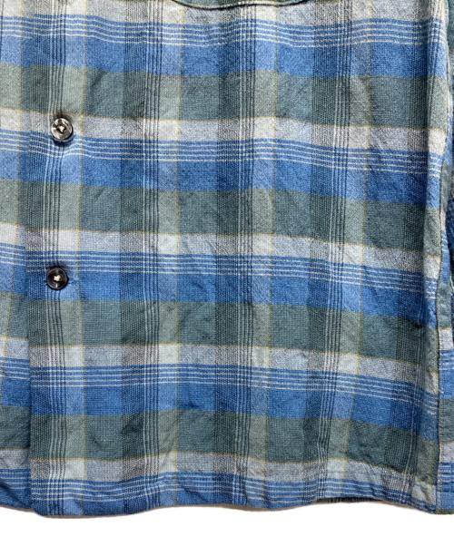 PENDLETON（ペンドルトン）PENDLETON (ペンドルトン) ウールネルシャツ ブルー サイズ:Lの古着・服飾アイテム