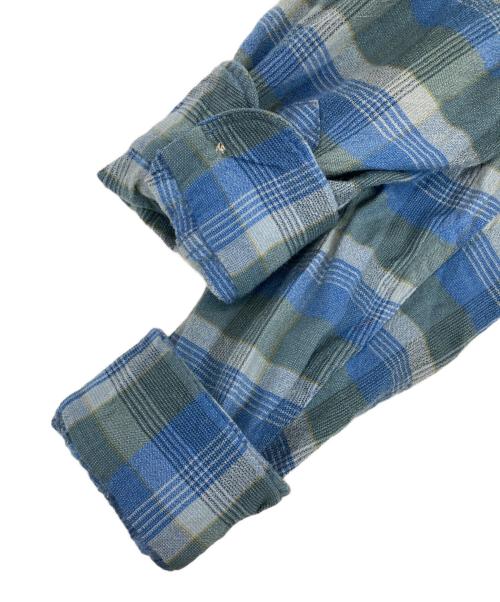PENDLETON（ペンドルトン）PENDLETON (ペンドルトン) ウールネルシャツ ブルー サイズ:Lの古着・服飾アイテム