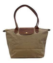LONGCHAMP（ロンシャン）の古着「ル プリアージュ トートバッグ」｜ベージュ