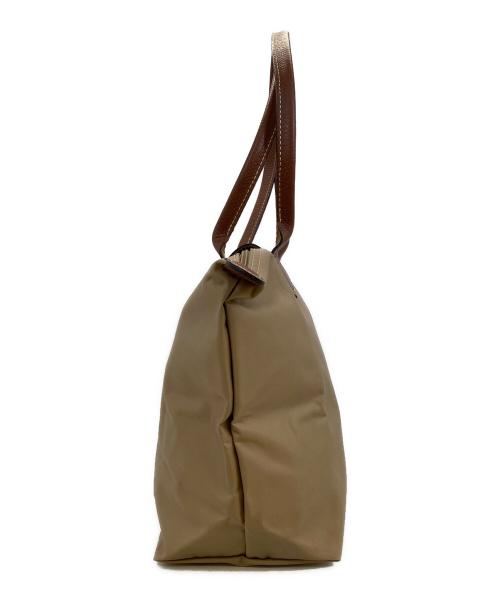 LONGCHAMP（ロンシャン）LONGCHAMP (ロンシャン) ル プリアージュ トートバッグ ベージュの古着・服飾アイテム