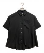 ENFOLDエンフォルド）の古着「HALL SHIRT」｜ブラック