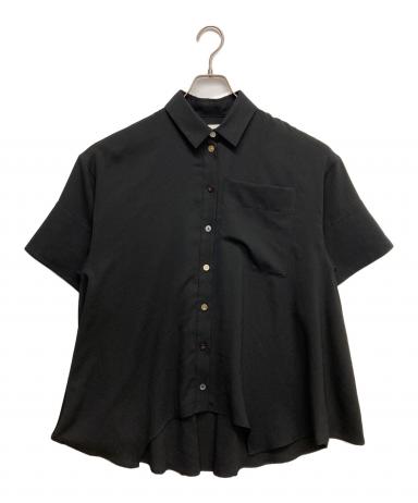 中古・古着通販】ENFOLD (エンフォルド) HALL SHIRT ブラック サイズ 