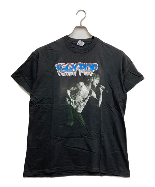DELTA（デルタ）DELTA (デルタ) IGGY POP-プリントTシャツ ブラック サイズ:Lの古着・服飾アイテム