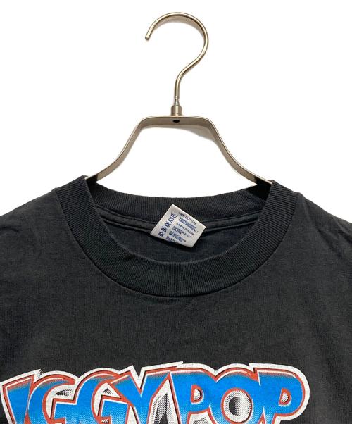 DELTA（デルタ）DELTA (デルタ) IGGY POP-プリントTシャツ ブラック サイズ:Lの古着・服飾アイテム