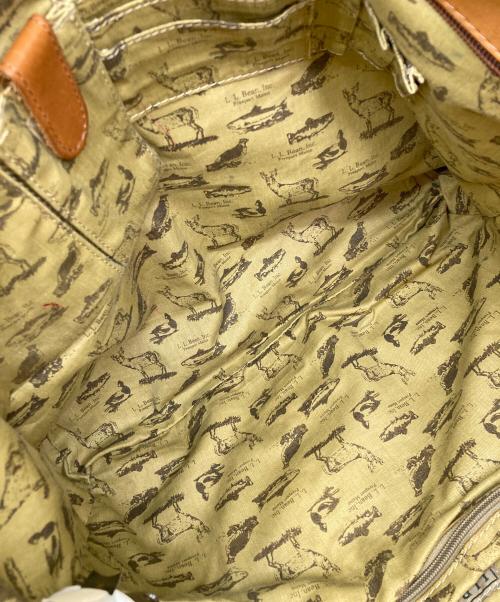 L.L.Bean（エルエルビーン）L.L.Bean (エルエルビーン) レザートートバッグ ブラウンの古着・服飾アイテム