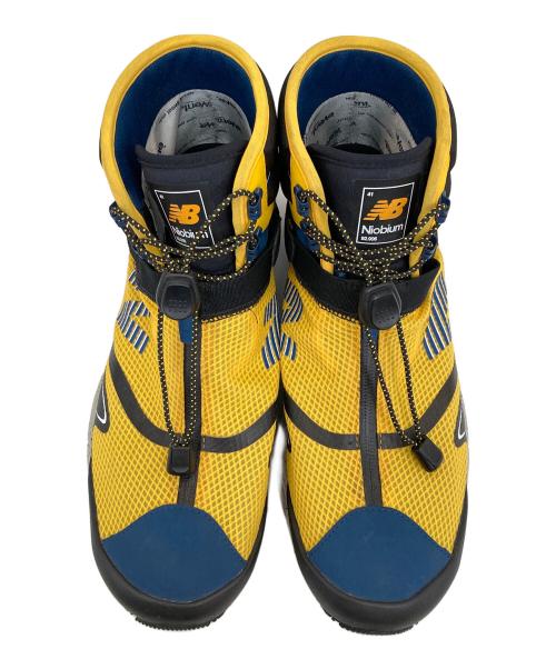 NEW BALANCE（ニューバランス）NEW BALANCE (ニューバランス) TOKYO DESIGN STUDIO (トウキョウデザインスタジオ) snow peak (スノーピーク) TDS NIOBIUM CONCEPT 1 イエロー×ネイビー サイズ:29の古着・服飾アイテム