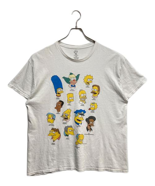 USED（ユーズド）USED (ユーズド) THE SIMPSON-プリントTシャツ ホワイト サイズ:XLの古着・服飾アイテム