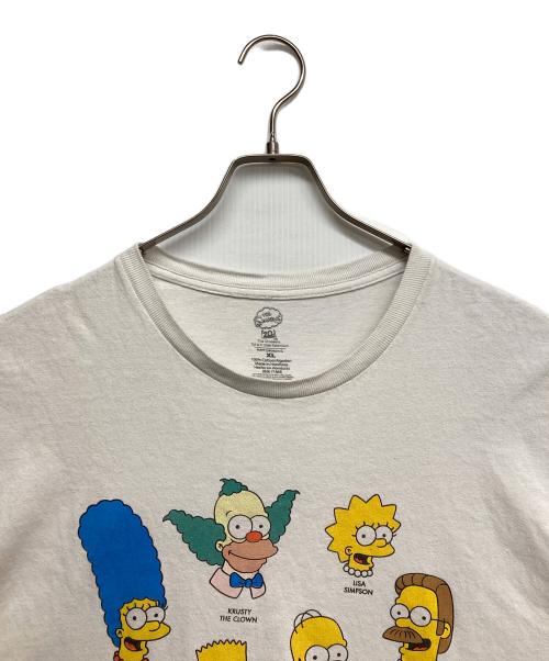 USED（ユーズド）USED (ユーズド) THE SIMPSON-プリントTシャツ ホワイト サイズ:XLの古着・服飾アイテム