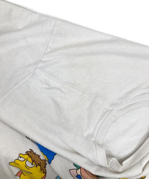 USED（ユーズド）USED (ユーズド) THE SIMPSON-プリントTシャツ ホワイト サイズ:XLの古着・服飾アイテム