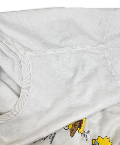 USED（ユーズド）USED (ユーズド) THE SIMPSON-プリントTシャツ ホワイト サイズ:XLの古着・服飾アイテム