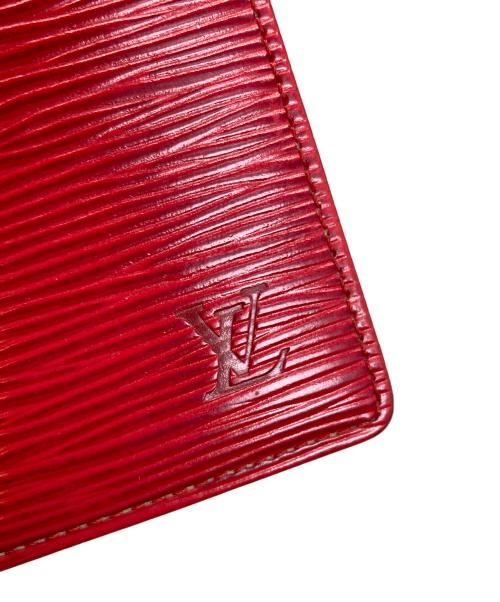 LOUIS VUITTON（ルイ ヴィトン）LOUIS VUITTON (ルイ ヴィトン) カードケース レッドの古着・服飾アイテム
