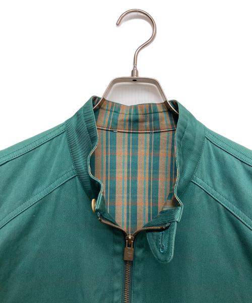 dunhill（ダンヒル）dunhill (ダンヒル) ジップアップジャケット グリーン サイズ:LLの古着・服飾アイテム