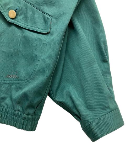 dunhill（ダンヒル）dunhill (ダンヒル) ジップアップジャケット グリーン サイズ:LLの古着・服飾アイテム