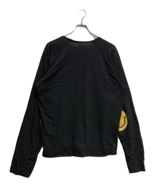KAPITAL（キャピタル）KAPITAL (キャピタル) スマイルラグランカットソー ブラック サイズ:4の古着・服飾アイテム