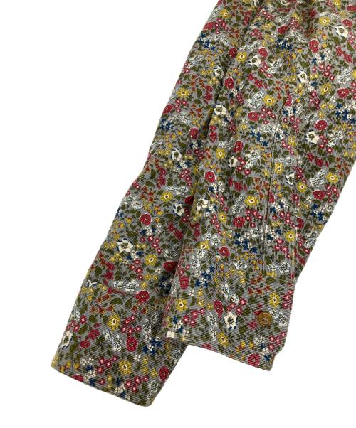 Vivienne Westwood man（ヴィヴィアン ウェストウッド マン）Vivienne Westwood man (ヴィヴィアン ウェストウッド マン) 総柄コーデュロイ花柄シャツ グレー サイズ:46の古着・服飾アイテム