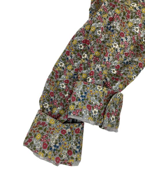 Vivienne Westwood man（ヴィヴィアン ウェストウッド マン）Vivienne Westwood man (ヴィヴィアン ウェストウッド マン) 総柄コーデュロイ花柄シャツ グレー サイズ:46の古着・服飾アイテム