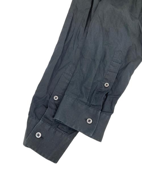JIL SANDER（ジルサンダー）JIL SANDER (ジルサンダー) 襟切替コットンシャツ ブラック サイズ:40の古着・服飾アイテム