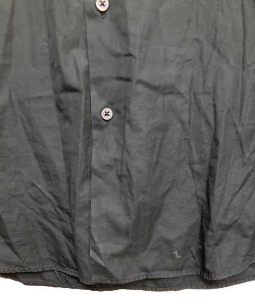 JIL SANDER（ジルサンダー）JIL SANDER (ジルサンダー) 襟切替コットンシャツ ブラック サイズ:40の古着・服飾アイテム