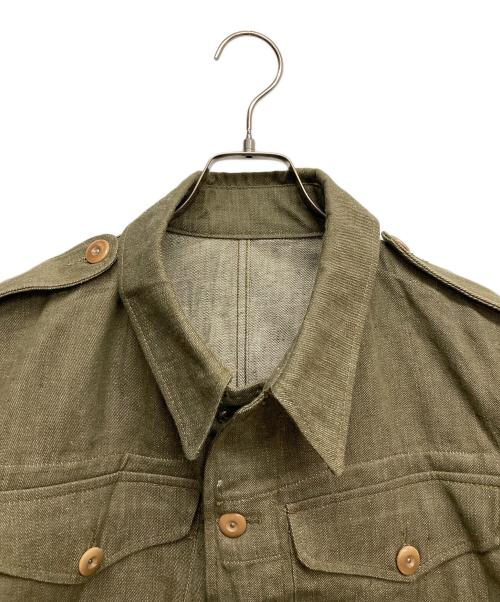古着（フルギ）古着 (フルギ) イギリス軍green denim jacket グリーン サイズ:8の古着・服飾アイテム