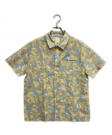 GIVENCHY（ジバンシィ）の古着「イエローシェルシアサッカーシャツ」｜ブルー