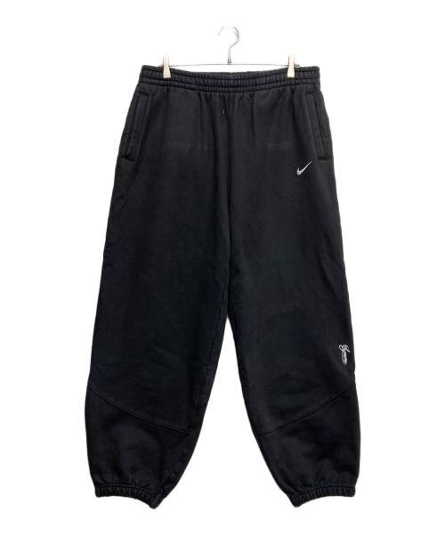 NIKE（ナイキ）NIKE (ナイキ) Supreme (シュプリーム) ロゴワッペンスウェットパンツ ブラック サイズ:XLの古着・服飾アイテム